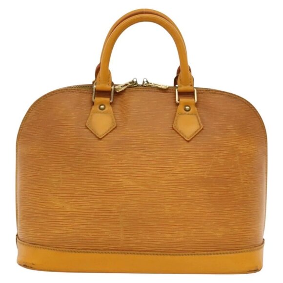 LOUIS VUITTON Epi Alma Hand Bag Yellow M52149 - Picture 2 of 16